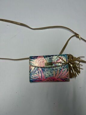 Lilly Pulitzer multicolor adjustable strap Bahama crossbody bag NWT